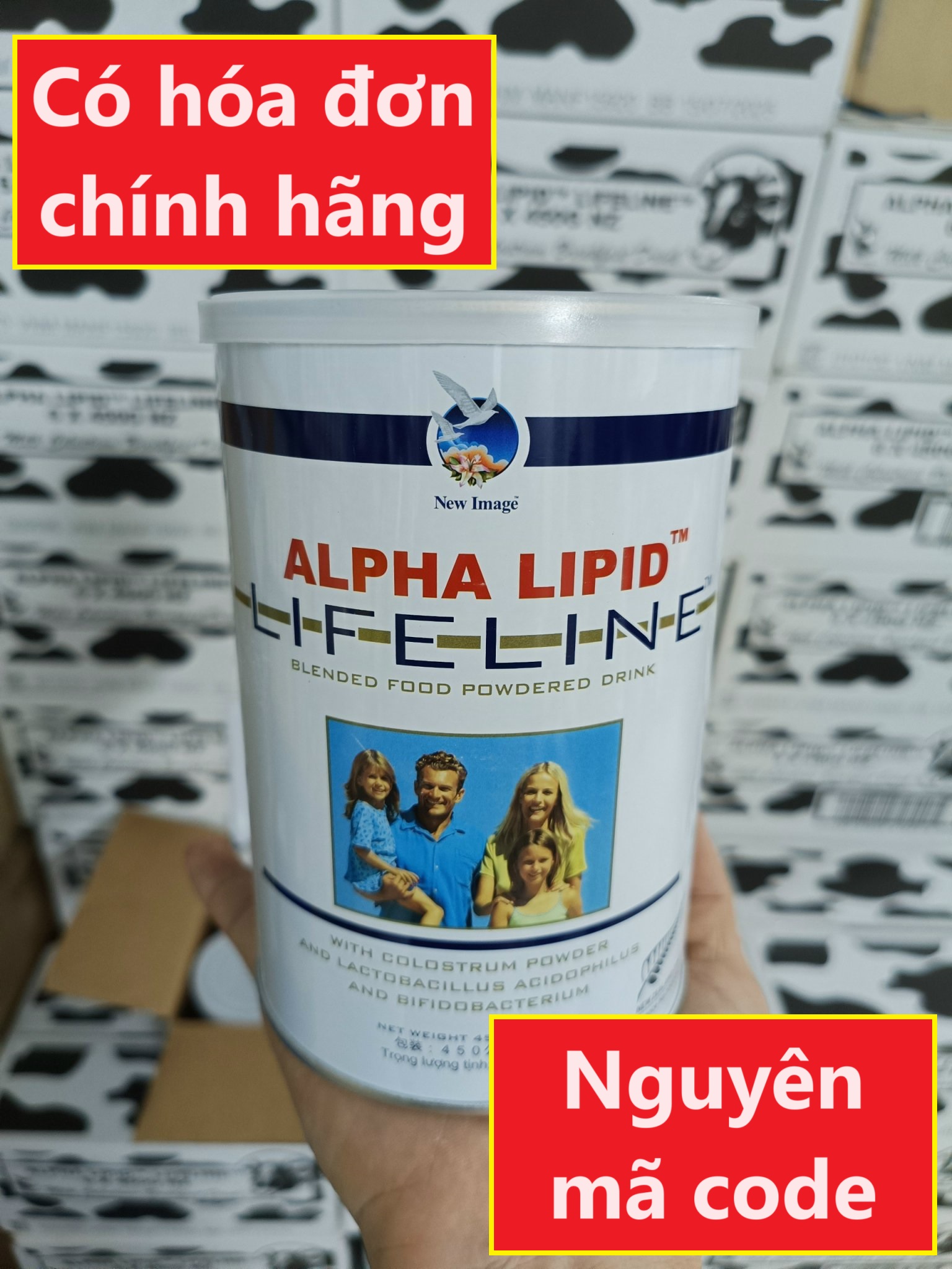 [Kèm Hóa Đơn ] DATE 5/2026 - Sữa non alpha lipid New Image 450g