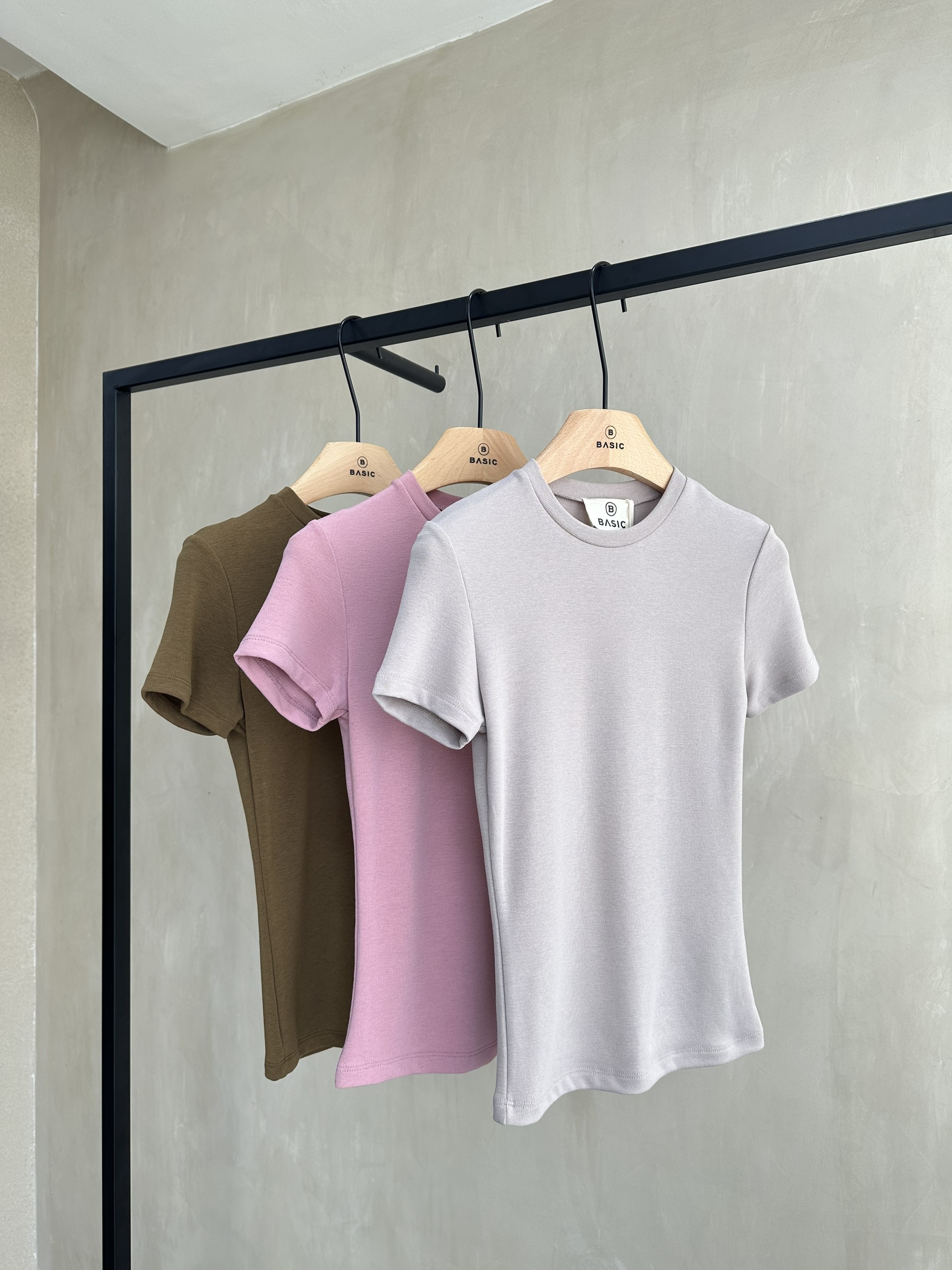 Áo thun tay ngắn  BASIC CIMI TOP