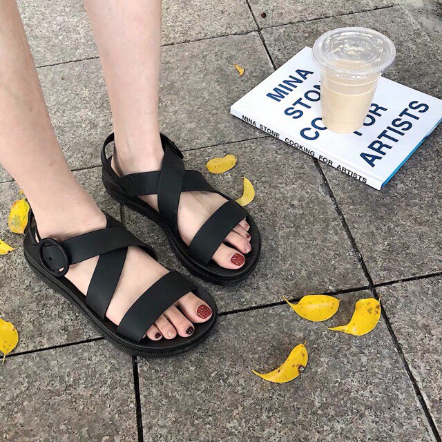 Sandal Thun Chéo Siêu Mềm