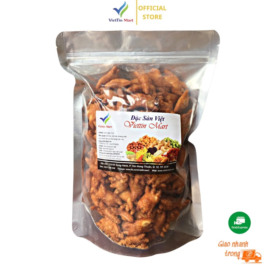 Snack ba khía mắm hành viettin mart