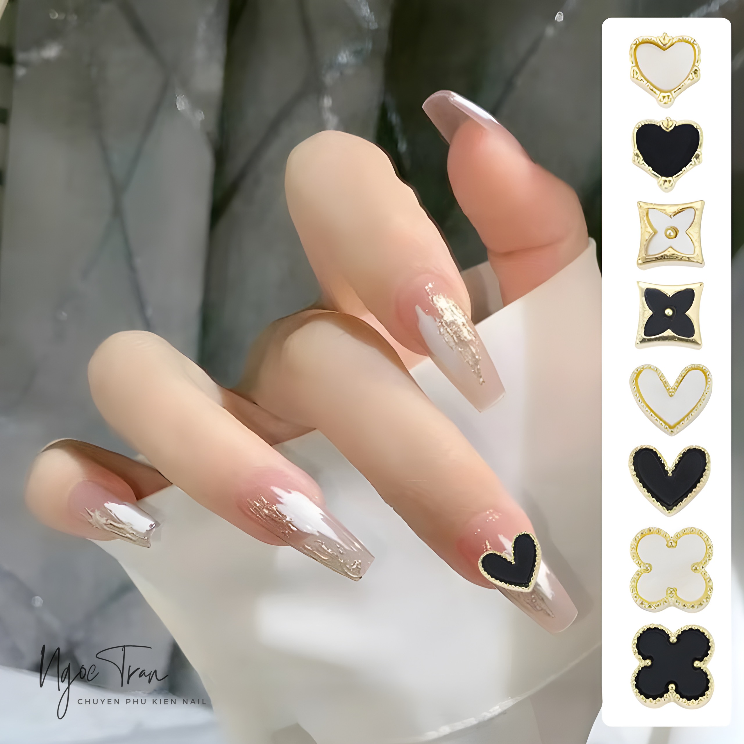 Charm Thương Hiệu Trang Trí Móng 5D