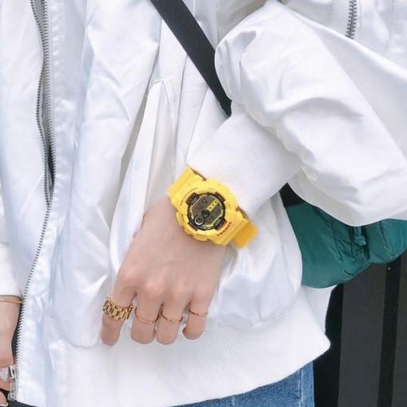 Nơi bán Đồng hồ thể thao nữ SHHORS Size nhỏ xinh chất liệu dây cao su, mặt kính Mineral có độ cứng cao