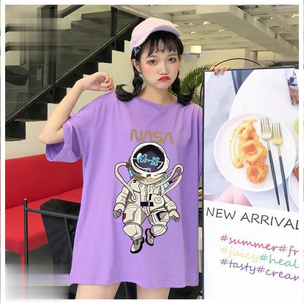 Áo thun áo phông PHI HÀNH GIA NASA - Tokyo Shop Tay Lỡ Form Rộng Áo thun áo phông Nam Nữ Unisex Thời Trang Hàn Quốc Độc Đẹp Vải Dày Mịn Thoáng Mát phong cách Ulzzang Năng Động Trẻ Trung