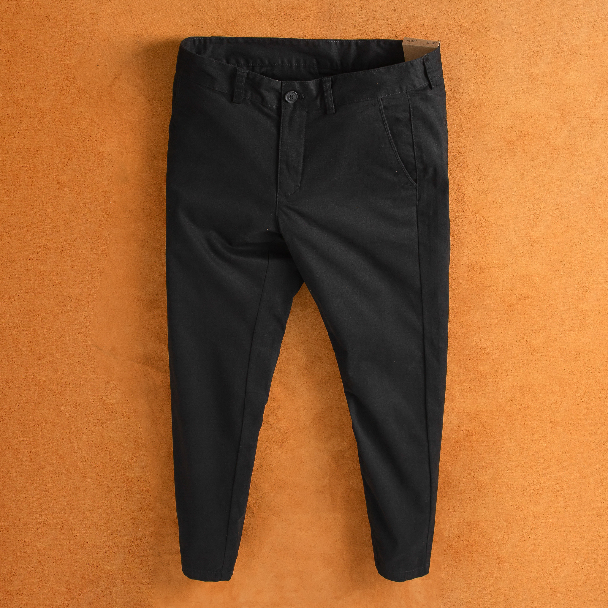 Quần kaki nam TORANO dáng basic thêu logo, form chuẩn EABK019