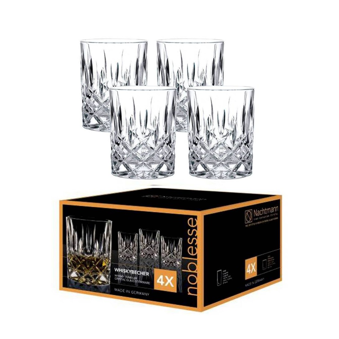 BỘ 4 CỐC PHA LÊ 295ml NACHTMANN NOBLESSE Made in Germany