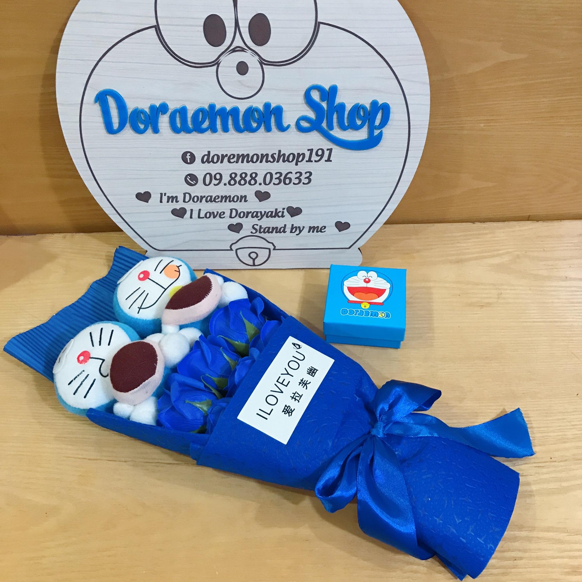Bó Hoa Gấu Bông Doremon Doraemon