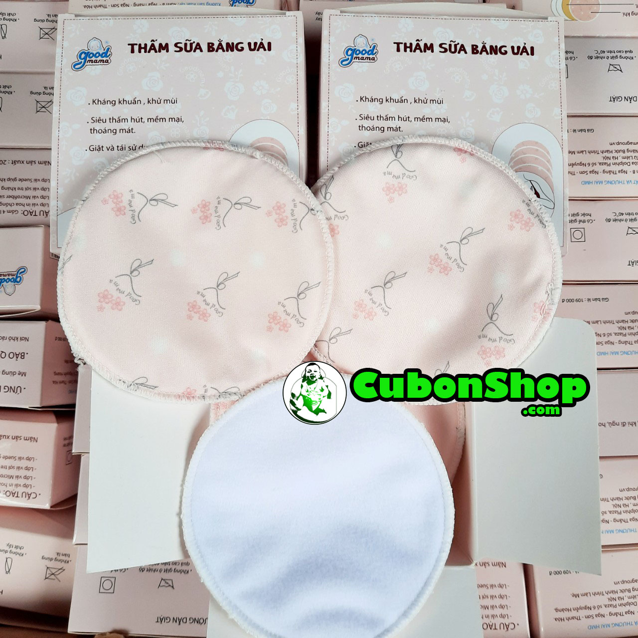 Thấm Sữa Giặt Được Goodmama( Hộp 8 Miếng)