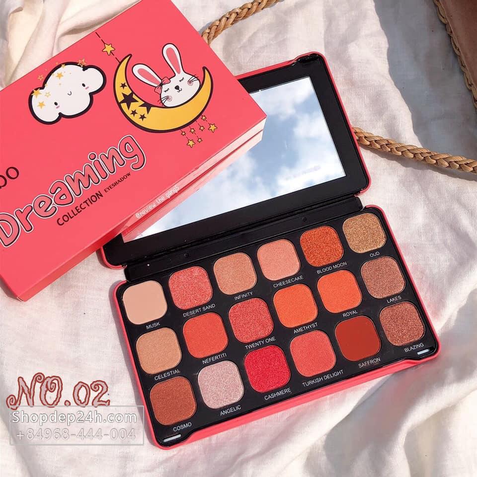 [Odbo] Phấn mắt 18 ô Odbo Dreaming Collection Eyeshadow Thái Lan