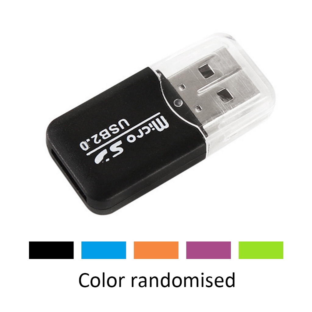 Đầu Đọc Thẻ Nhớ Micro SD 2.0 USB Mini Tốc Độ Cao Cho Máy Tính Bảng PC
