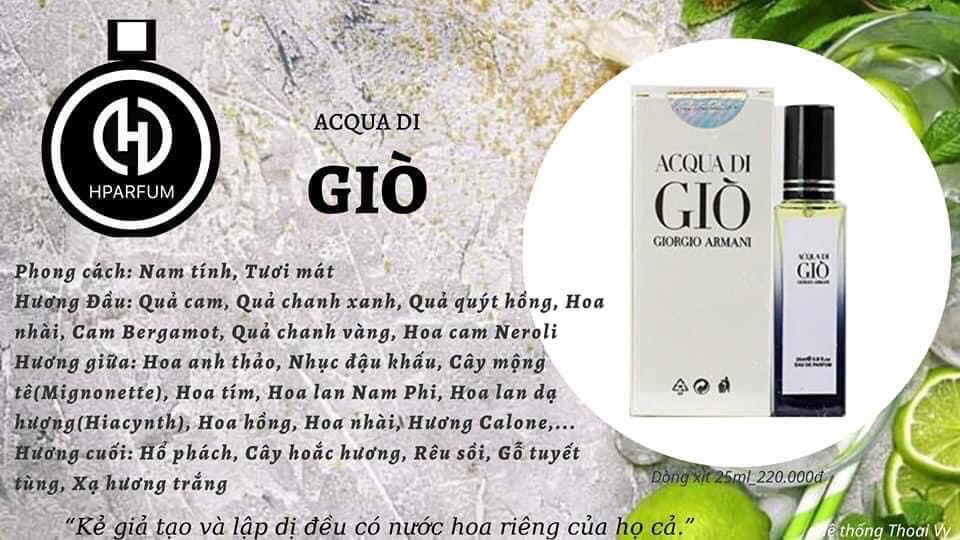 HPARFUM hàng chiết suất chính hãng