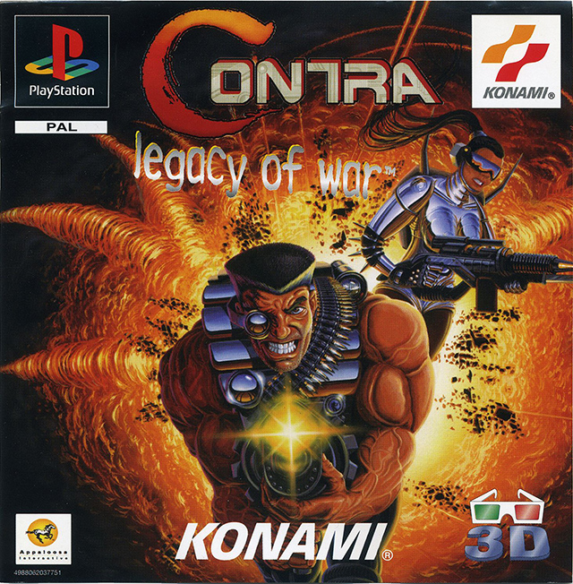 Đĩa game ps1 contra legacy of war
