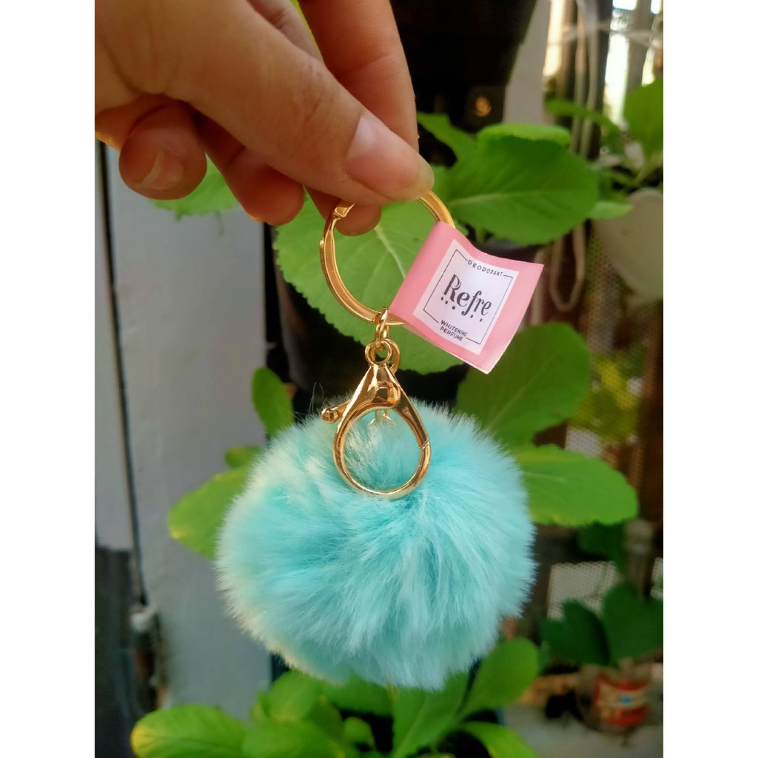 Móc khóa cục bông - hàng quà tặng Refre