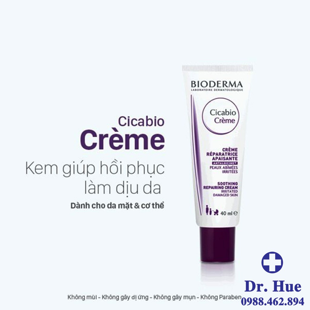 Bioderma kem dưỡng tím phục hồi da 100ml