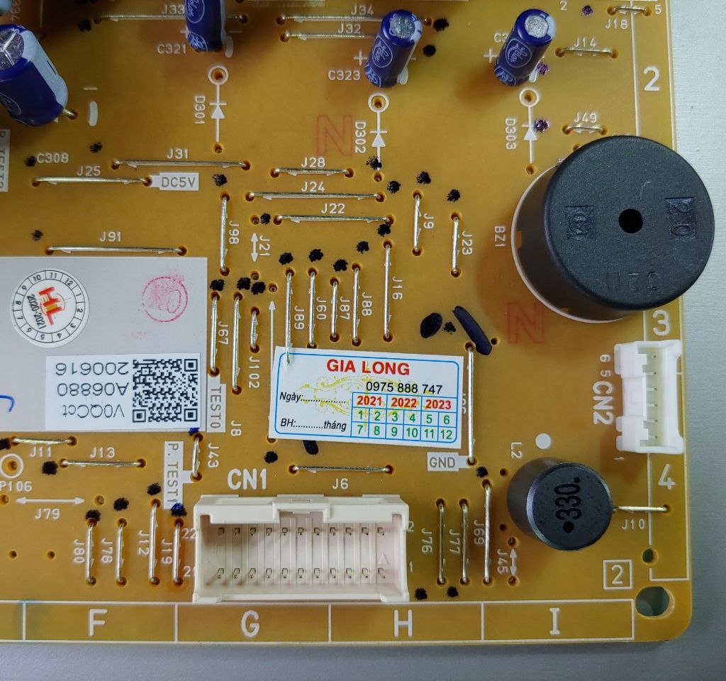 Bo tủ lạnh Panasonic Inverter -  Giac 6 chan ( Giắc đôi - Mới hãng 100% )