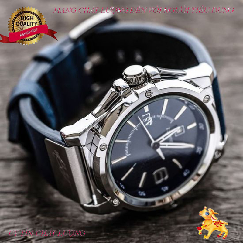Nơi bán Đồng Hồ Nam ASJ Sport Máy Nhật, Dây Da Cao Cấp, Chống Nước Chống Xước Hiệu Quả