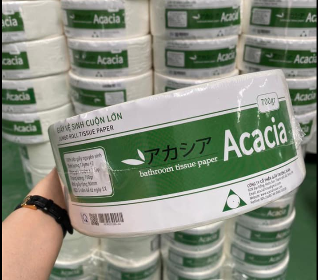 Giấy vệ sinh cuộn lớn ACACIA - 700 g