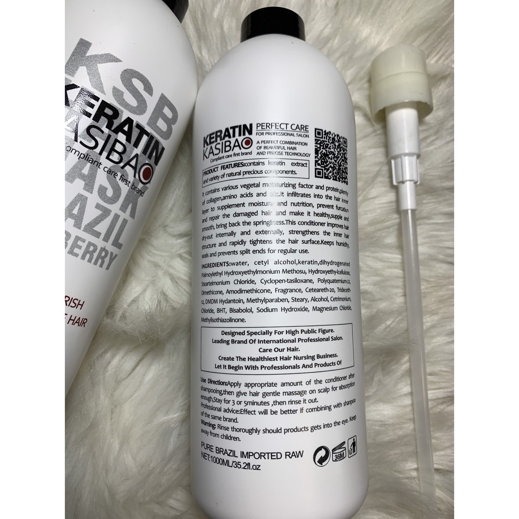 Hấp dầu siêu bóng mượt Keratin Kasibao KSB 1000ml