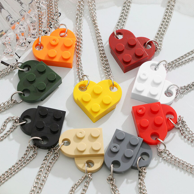 Dây Chuyền Lego Hình Trái Tim Giành Cho Cặp Đôi