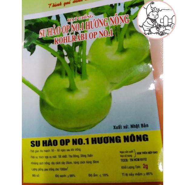 HẠT CỦ SU HÀO OP XANH - GÓI 2 GRAM