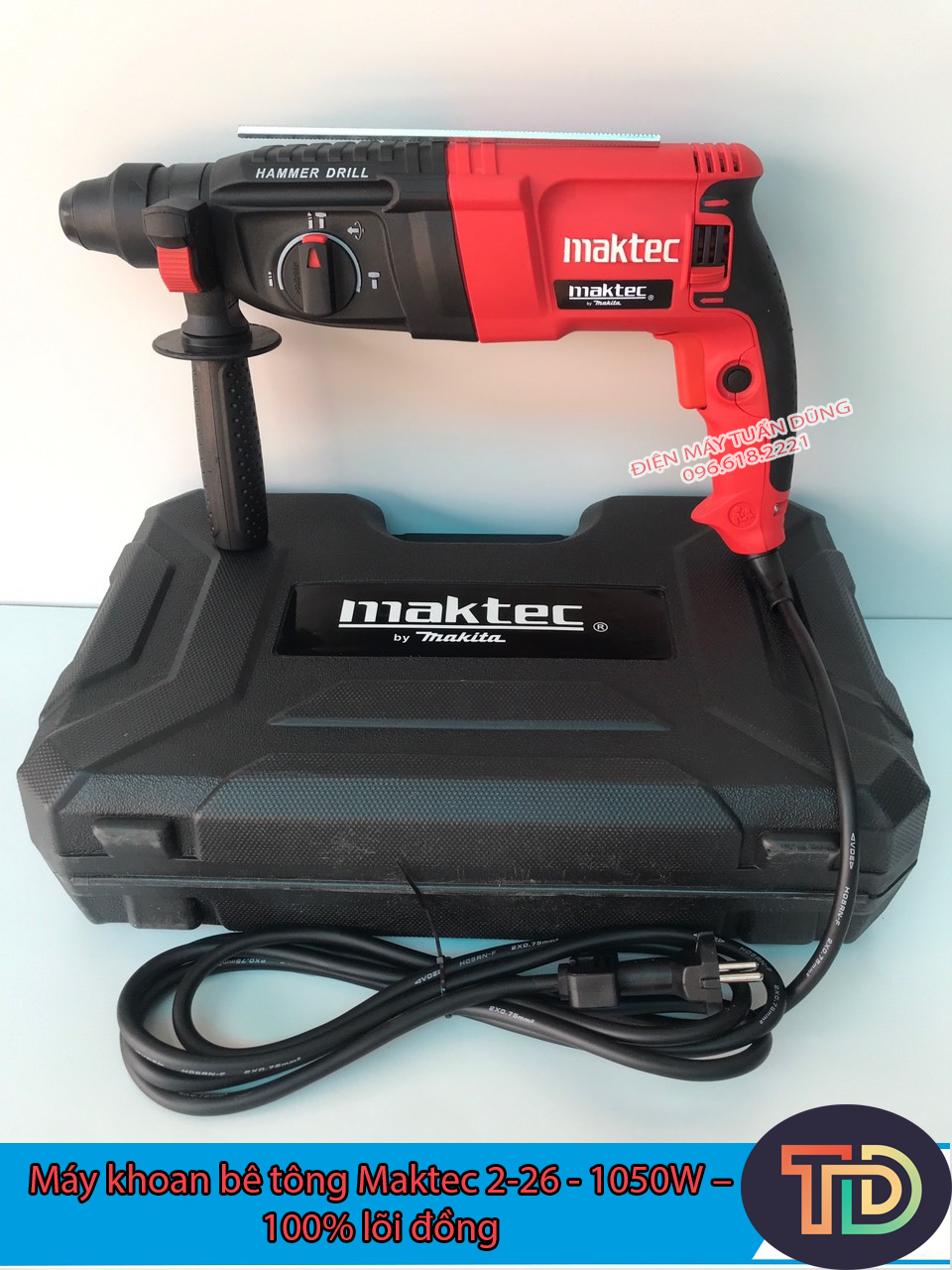Máy khoan đục bê tông 1050W - Maktec 2-26