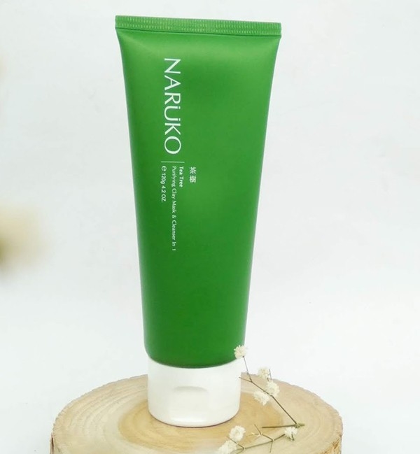 Sữa rửa mặt dạng bùn Naruko Đài Loan trà tràm Tea Tree Purifying Clay Mask and Cleanser 120g