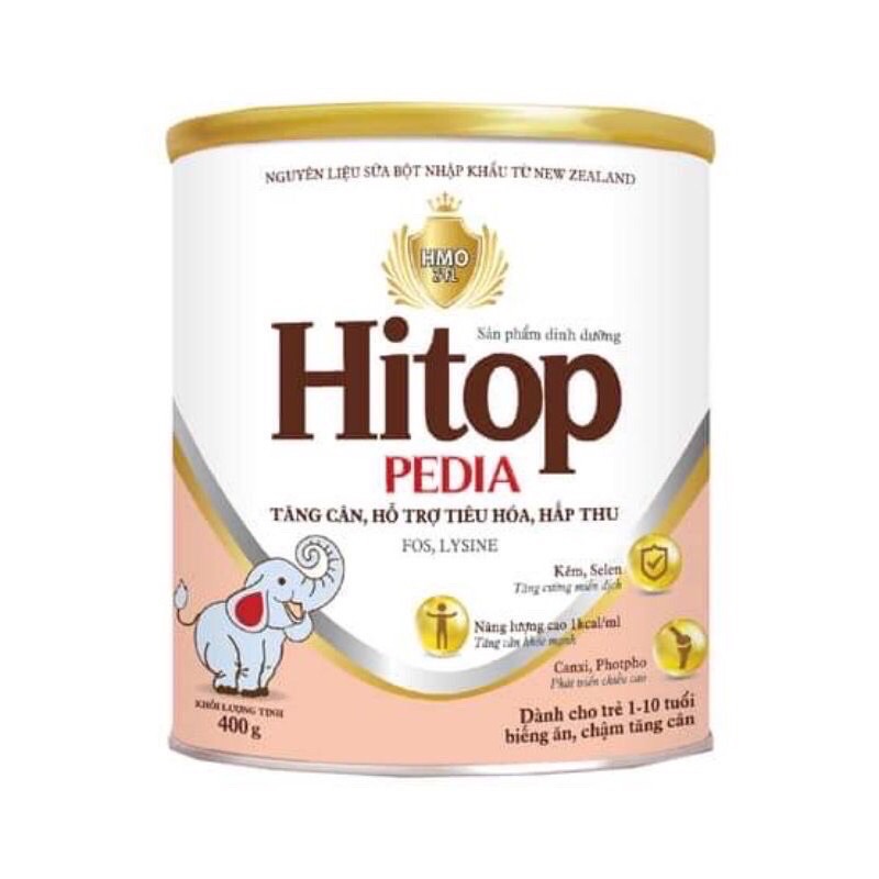 Sữa hitop pedia 900g date 2025