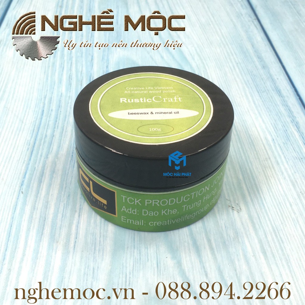 Sáp lau gỗ, sáp đánh bóng đồ gỗ giúp gỗ sáng bóng như mới beewax