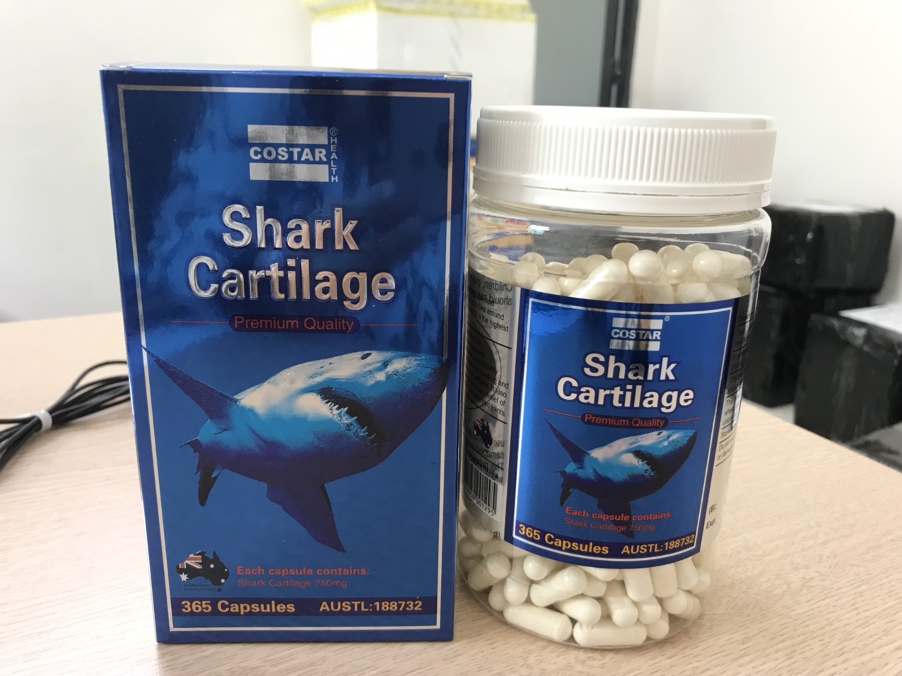 Sụn Cá Mập Costar Blue Shark Cartilage 365 viên