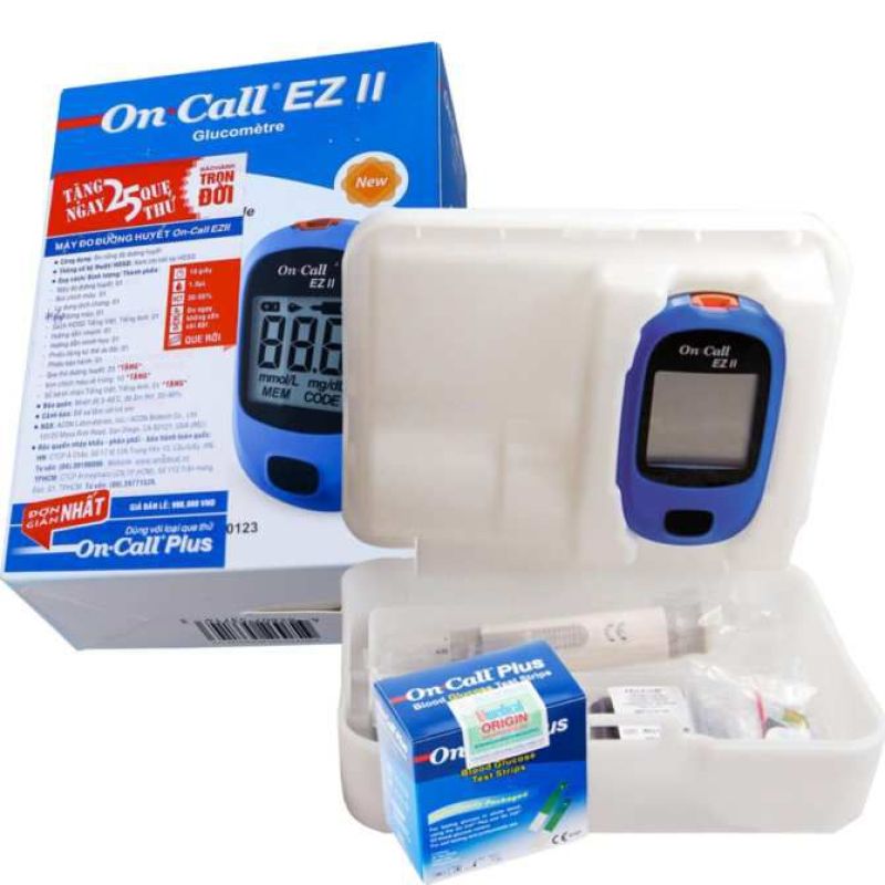 Máy đo đường huyết Acon On call EZ Tặng 25 test thử