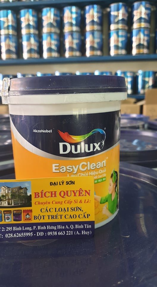 [HCM]Sơn nội thất dulux easyclean dễ lau chùi 1L