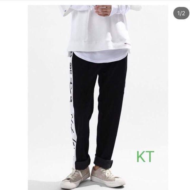 [HCM]Quần jogger viền chữ Hàn cá tính