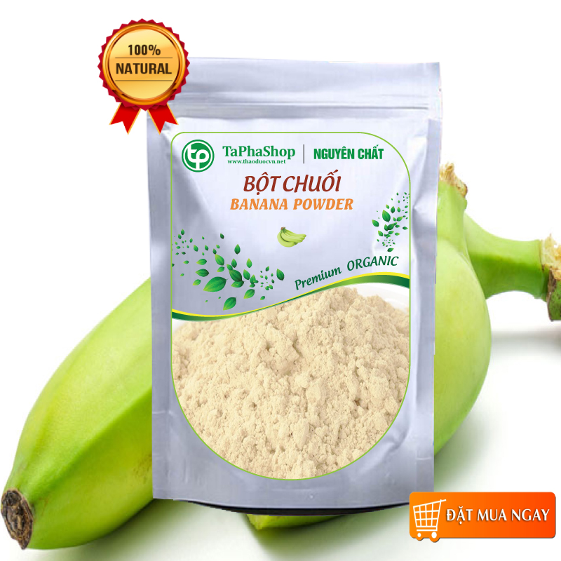 Bột chuối chín nguyên chất 500g