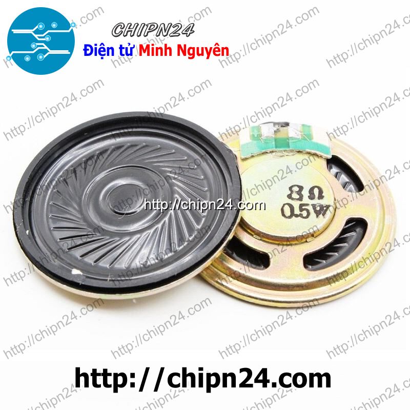 Loa 8r 0.5w 36mm, loa 8 ohm - 0.5w