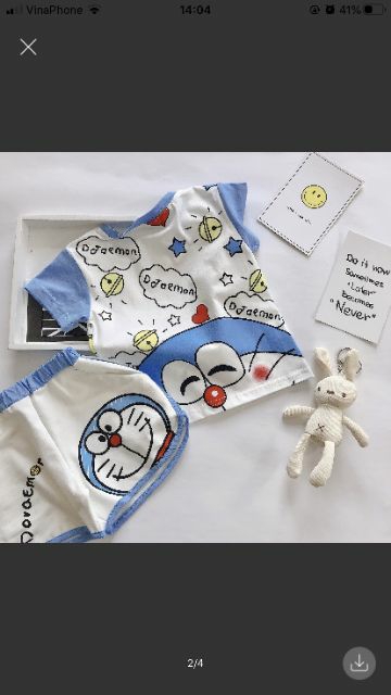 HOT | BỘ DORAEMON CUTE CHO BÉ 8-18KG SHOP BEECOW