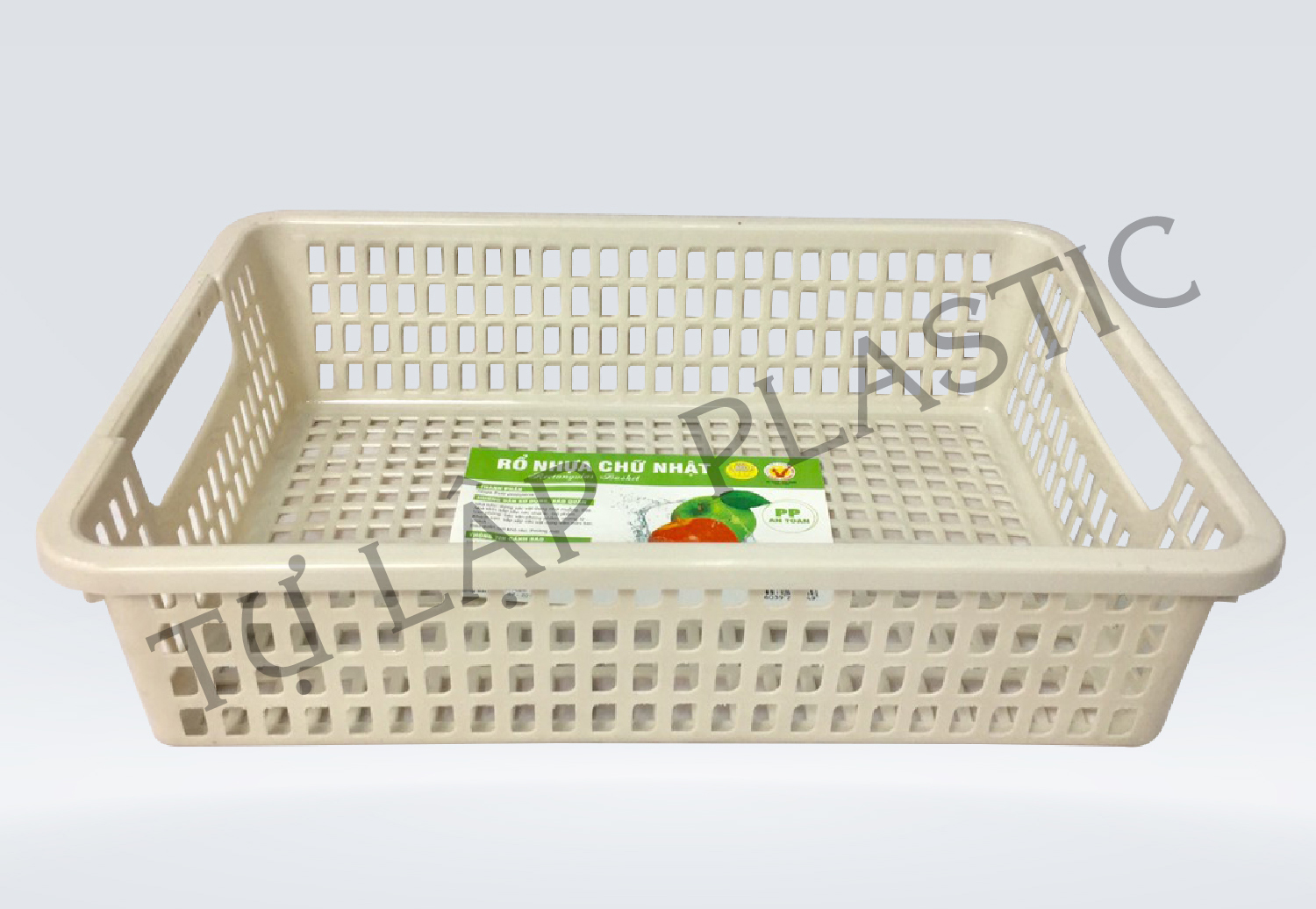 Rổ chữ nhật TỰ LẬP 28CM  - 28 x 19.5 x 7cm