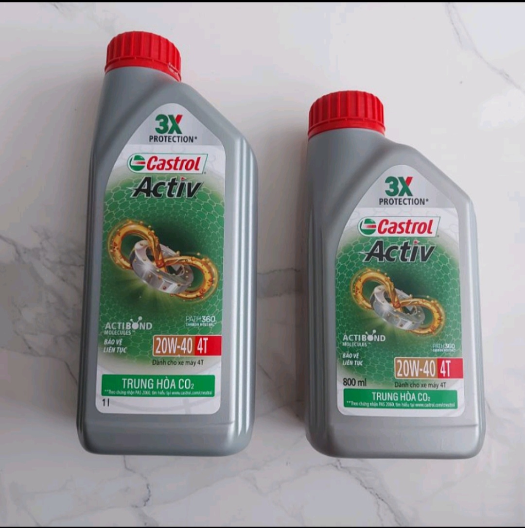 CASTROL ACTIV 20W40 0.8L