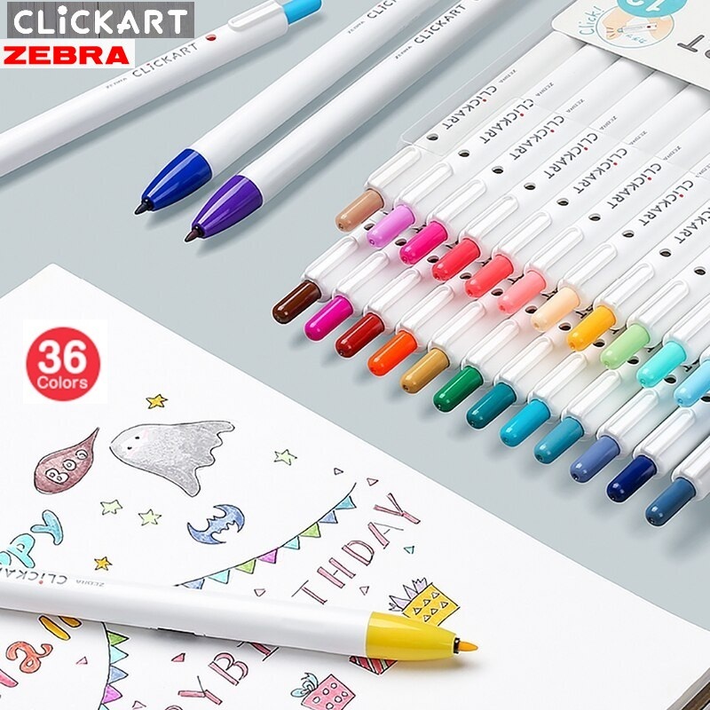 Bút Zebra click art Knock sign pen cỡ 0.6mm
