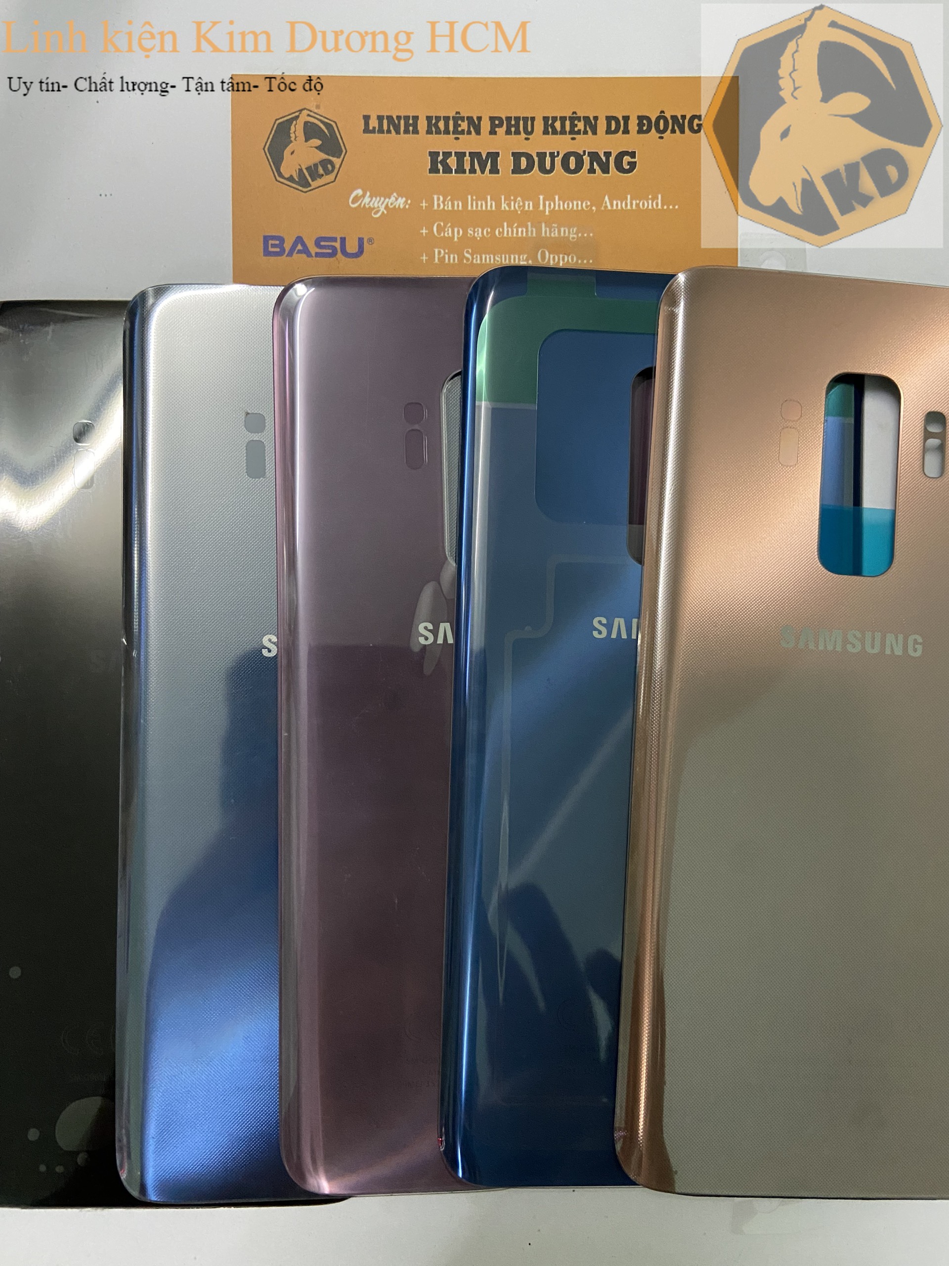 Nắp lưng kính Samsung Galaxy S9+(Plus)