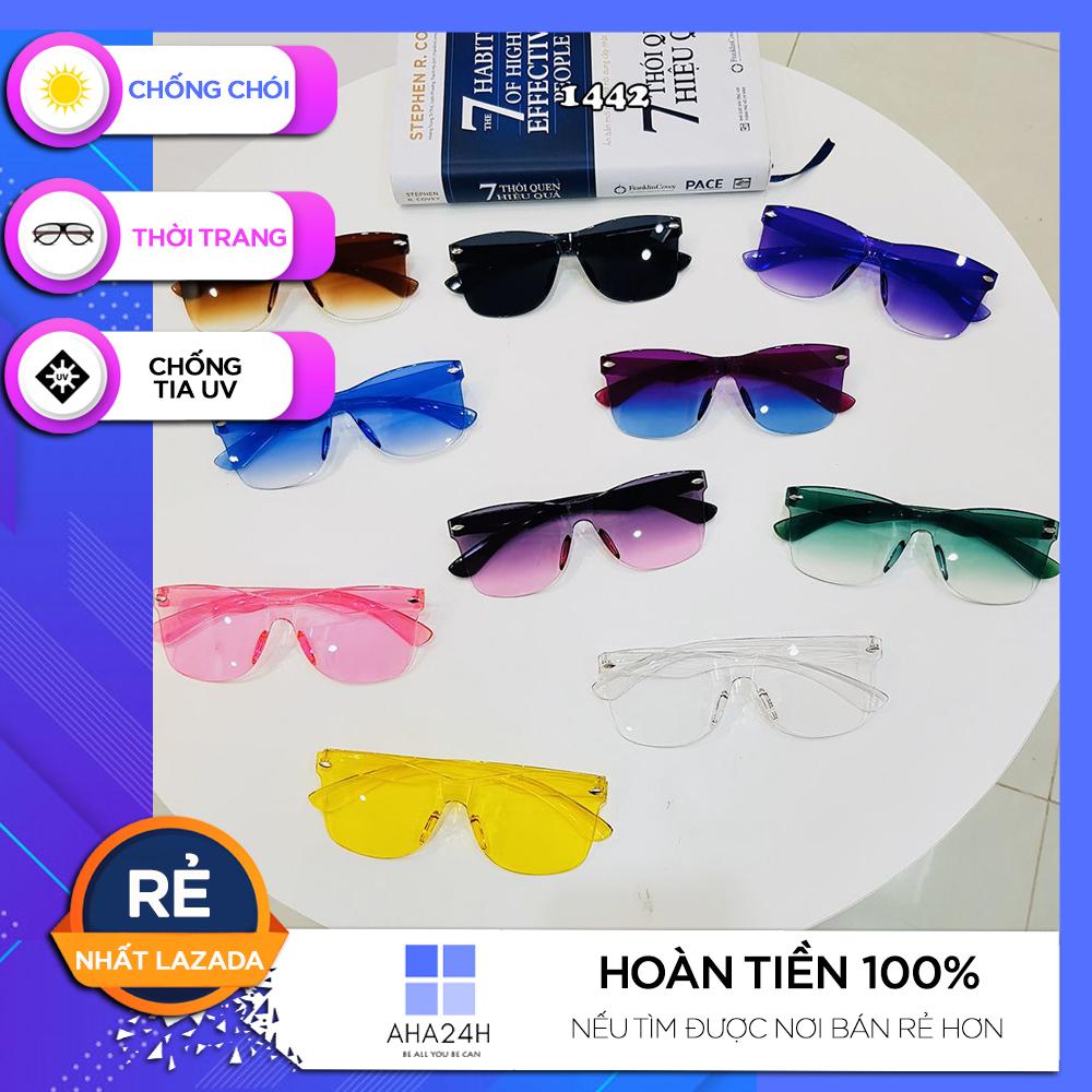 [HCM]Kính mát nữ cao cấp Ah1442 - Mắt kính nam nữ thời trang sang chảnh chống chói nhiều màu cực đẹp
