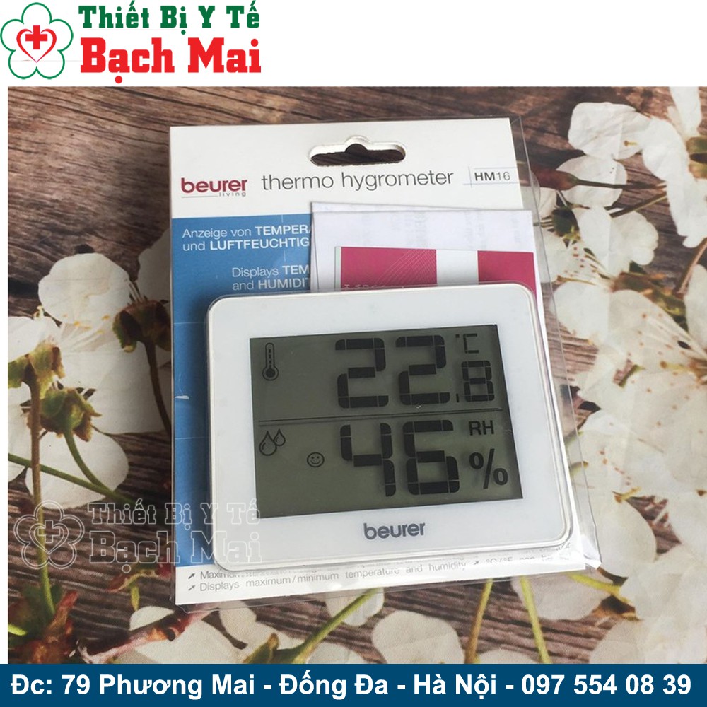 Nhiệt Ẩm Kế Điện Tử Beurer HM16 [ ĐỨC, BẢO HÀNH 02 NĂM]