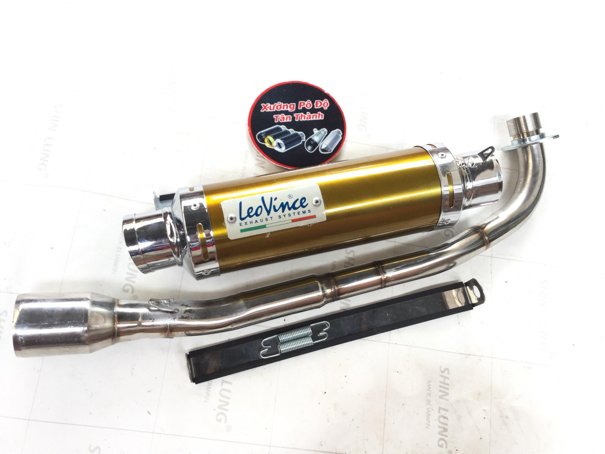 Bộ pô leovince vàng full - Lon không cổ