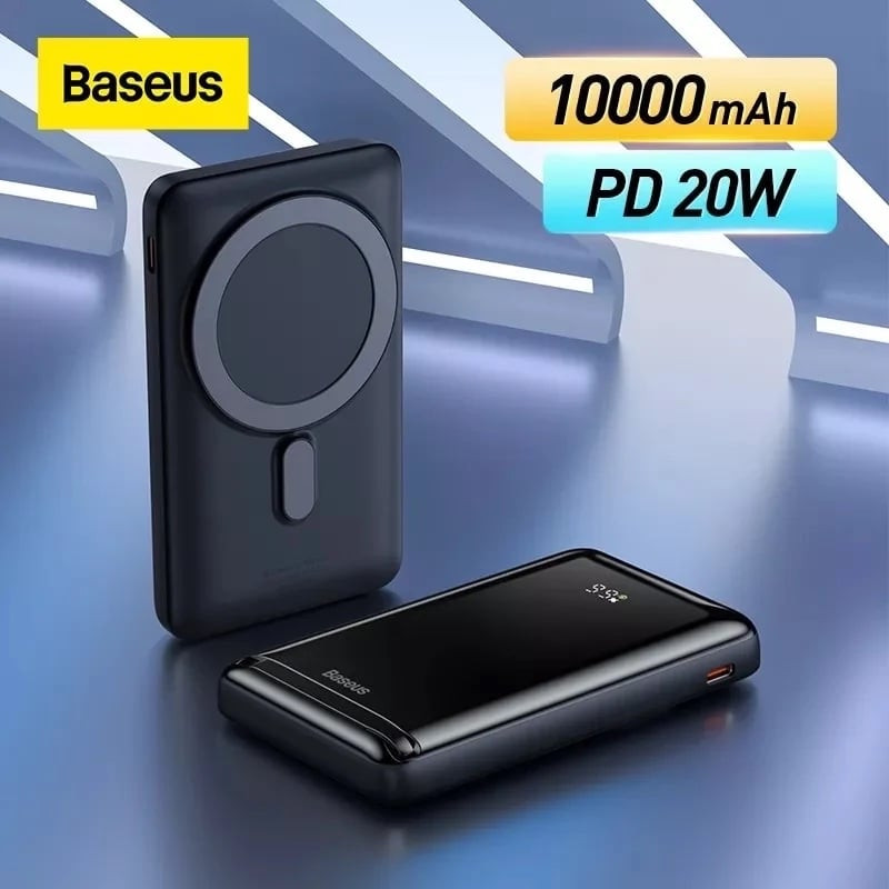 Baseus Magnetic Bracket Wireless Fast Charge Power Bank 10000mAh 20W