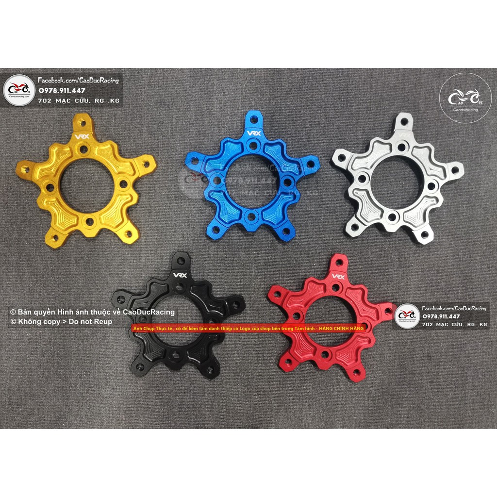 [Lấy mã giảm thêm 30%] Lòng nhôm CNC màu 4 lỗ ra 5 lỗ cho mâm EX150 4 lỗ