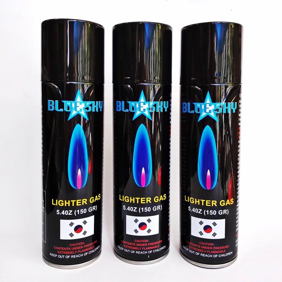 Bình Gas bơm bật lửa hàn quốc tặng kèm 5 đầu bơm ShopDocLa