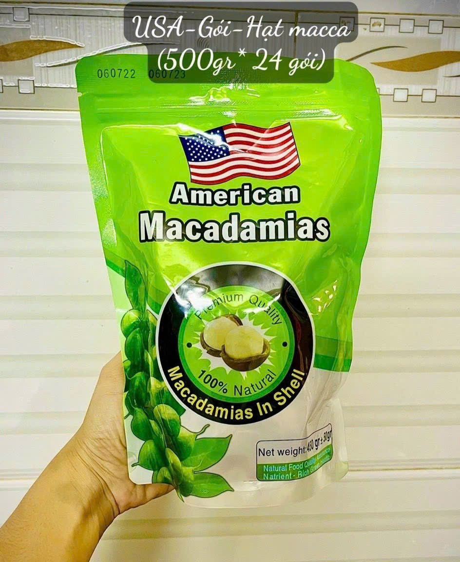 Hạt Điều Rang Muối Còn Vỏ Lụa Ép Chân Không 400G