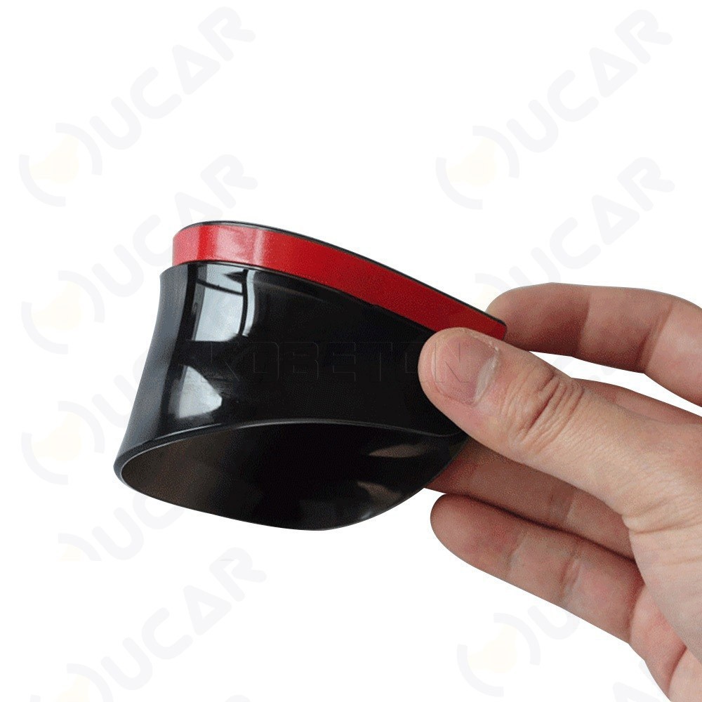 Bộ 2 Miếng Vè Che Mưa Gương Chiếu Hậu (Màu Đen)
