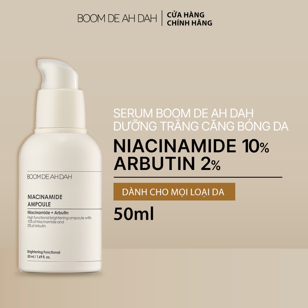 Serum dưỡng trắng căng bóng da boom de ah dah 50ml