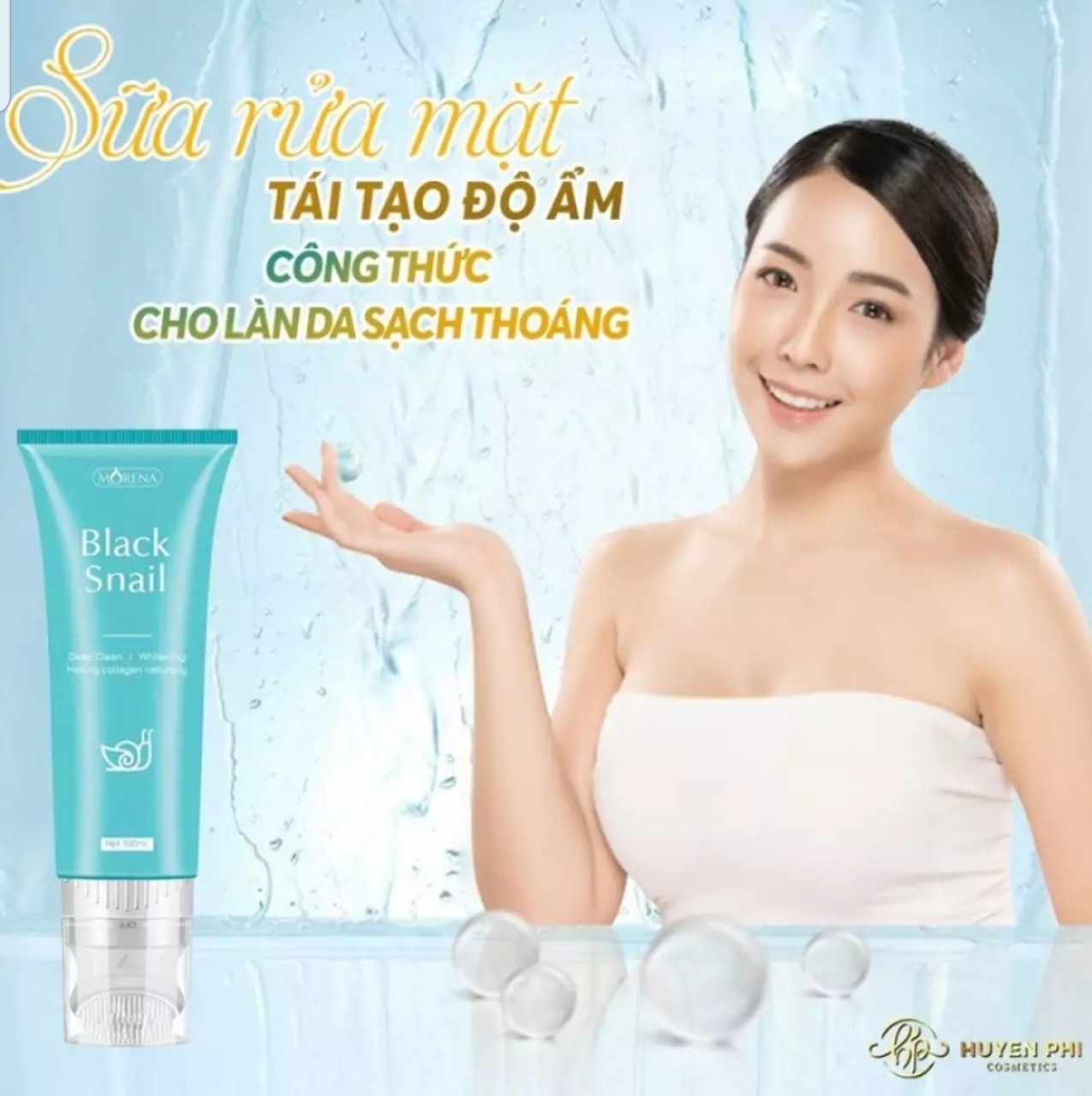 Sữa rửa mặt Black Snail, tinh chất ốc sên đen Hàn Quốc