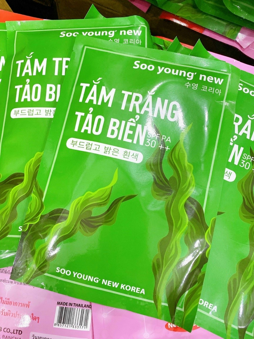 Tắm trắng tảo biển