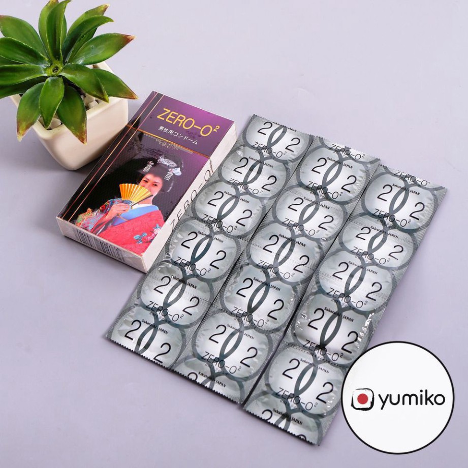 Bao Cao Su ZERO O2 Hộp 12 Cái - Siêu Mỏng - 0.03mm
